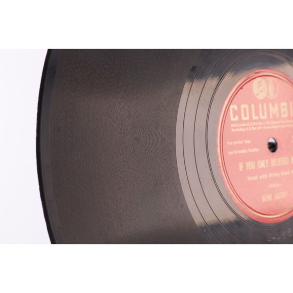 Gene Autry If You Only Believed In Me / Purple Sage 1946 10" 78 rpm Record 37036 - Picture 10 of 16